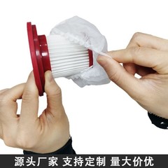 掃除機のフィルターの網カバーの使い捨て不織布フィルターはきちんと掃除機をセットします。
