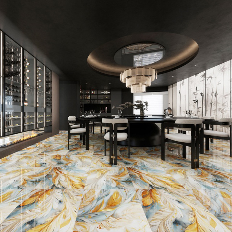 帝皇玉600×600奢石亮光背景墙瓷砖客厅餐厅酒店KTV商场地砖