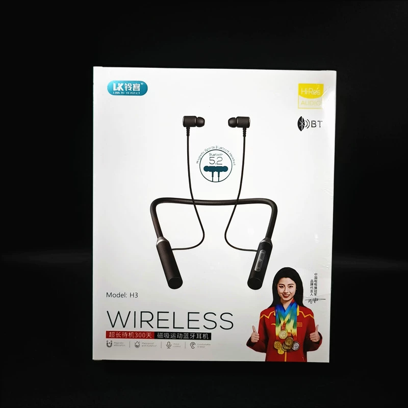 Bell H3 Спортивная бинауральная Bluetooth-Гарнитура-вкладыш в наличии Спортивная Шея висит долго в режиме ожидания Bluetooth-гарнитура оптом беспроводная