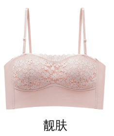 Ventas directas de fábrica comercio electrónico transfronterizo Sudeste de Asia Vietnam Tailandia damas tubo floral top transpirable fruncido sujetador lateral