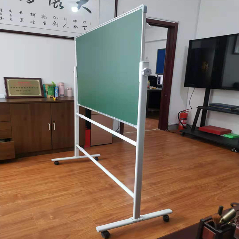源头工厂可翻转升降支架式白板教学办公培训办公室黑板可移动-阿里巴巴