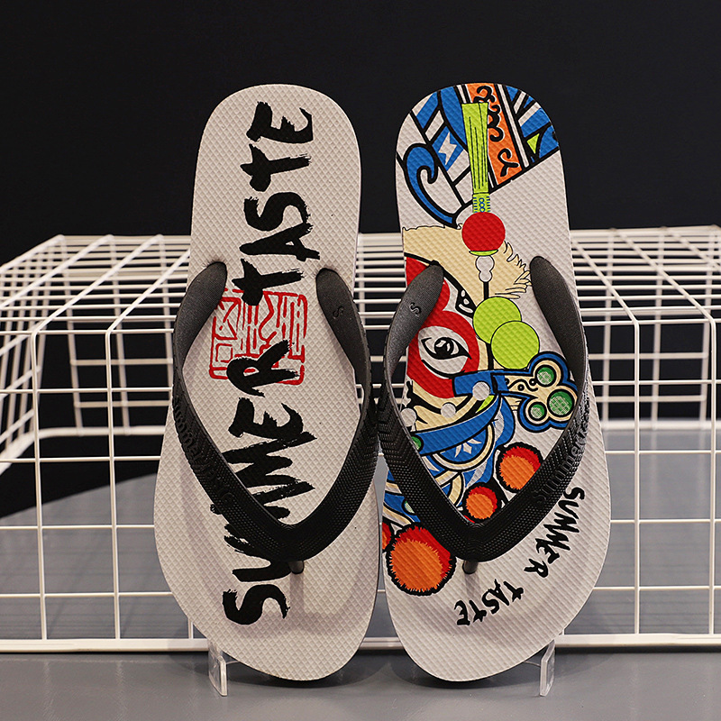 Zapatillas de verano antipatinantes para hombres Zapatillas de moda personales al aire libre nuevos zapatillas de playa para hombres