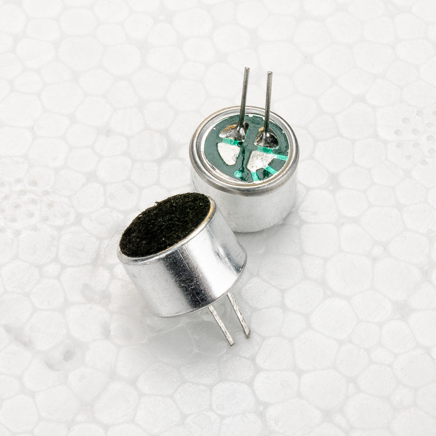 9765P全指向抗干扰双电容插针咪头 9767P带脚双电容插针咪头