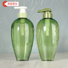 塑料瓶PET洗发水瓶沐浴露乳液空瓶子400ml按压泵瓶易拉罐PET材质