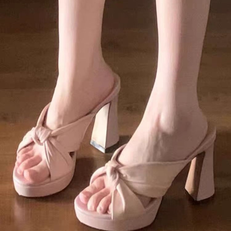 Women's Waterproof Platform Sandals With Thick Heels And Straps_voghion.com