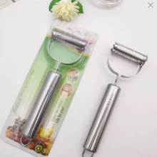 【一件套盒装】不锈钢削皮刀三件套 刮皮器土豆三合一水果刨丝器