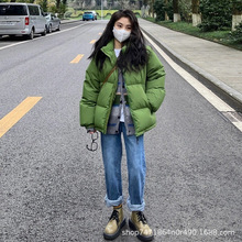 2025年反季羽绒服男女情侣款冬季加厚外套潮牌面包服厂家批发Y322