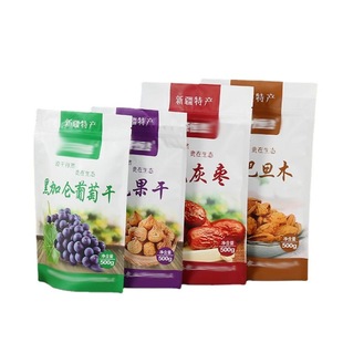Chongqing Manufacturer Customized Snack Food Packaging Bag 250g 500g Self-Standing Self-Sealing Packaging Bag Nut Roasted Seeds and Nuts Bag