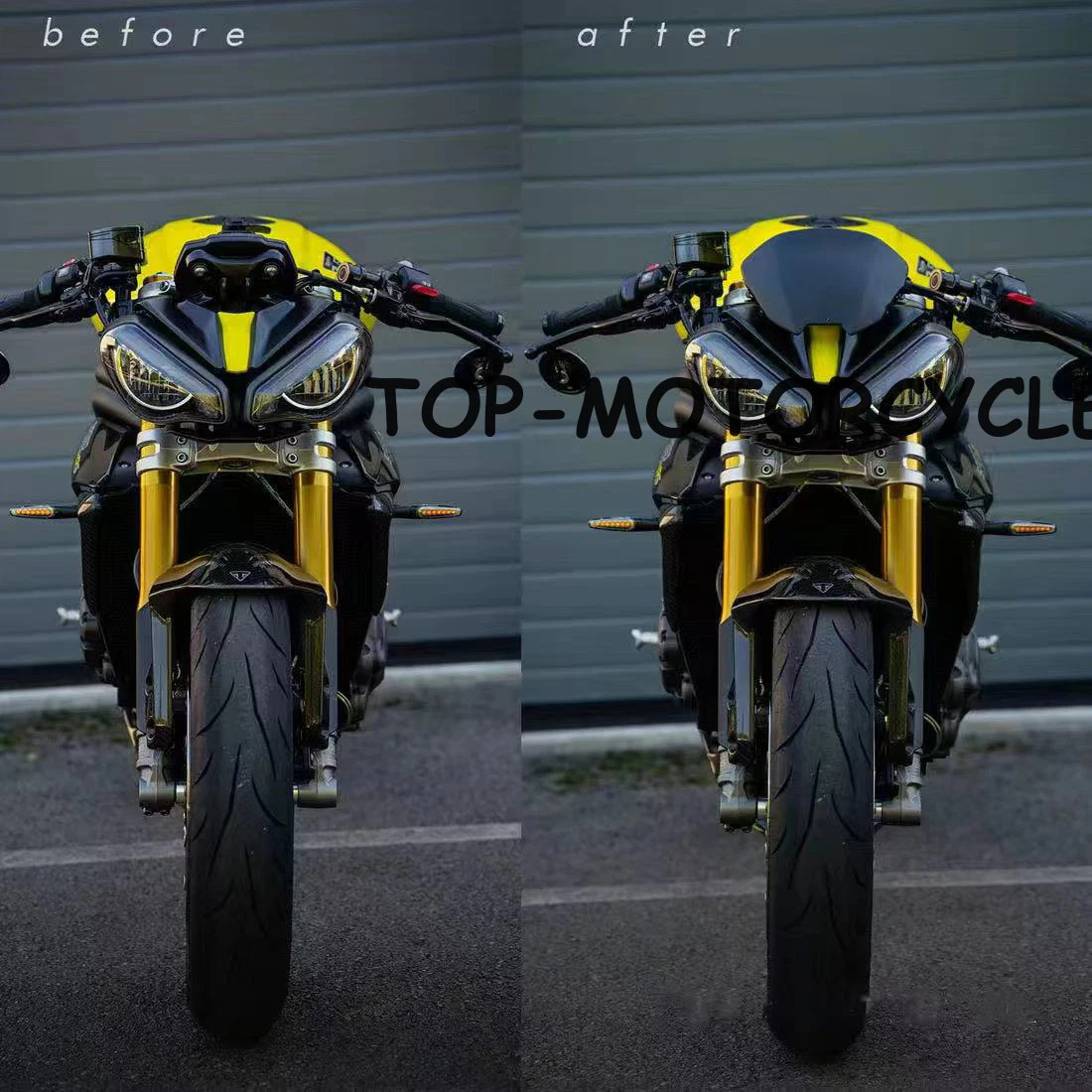 Suitable for Triumph Speed Triple 1200Rs/Rx Motorcycle Front Windshield Accessories Modified Windscreen Cover
