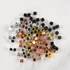 3mm square black gallstone DIY beads