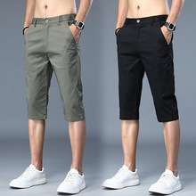 2024新款夏季短裤男士休闲宽松七分裤子夏天冰丝薄款六分外穿直销