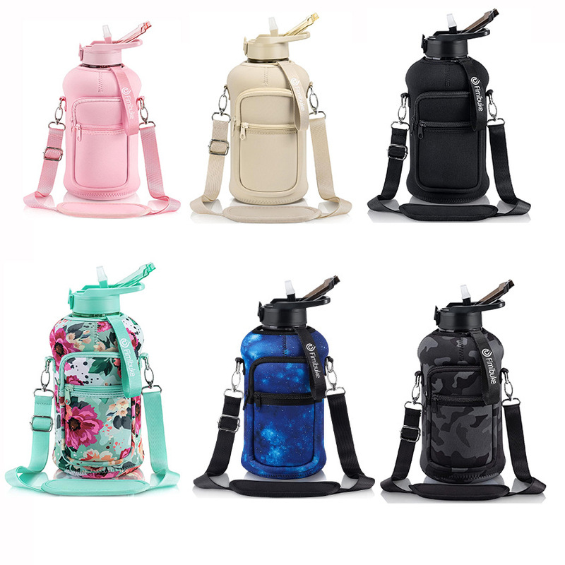 Wholesale Customized Diving Material Outdoor Thermal Insulation Bag Insulated Water Kettle Cover Fitness Sports Thermal Insulation Portable Water Kettle Bag