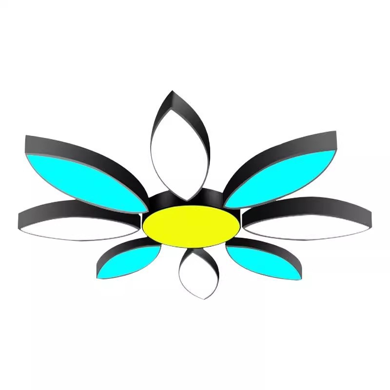 led centro comercial supermercado candelabros gimnasio industrial estilo de viento lámpara de café en línea sala de baile de deportes electrónicos oficina lámparas personalizadas