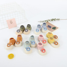 新品卡通儿童地板袜婴儿学步鞋防滑小熊立体宝宝袜宝宝童袜公仔袜