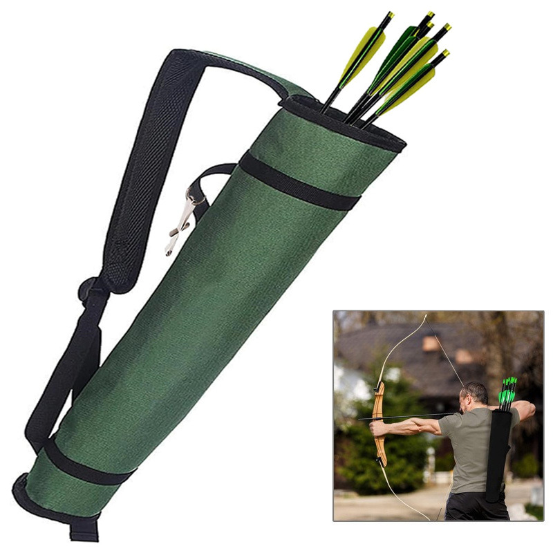 Cross-border outdoor competitive archery quiver and arrow storage bag, convenient cylindrical quiver, multi-functional tactical archery bag