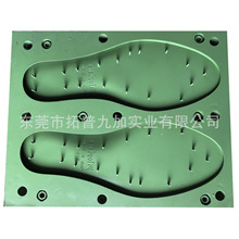 客户来样热压EVA箱包CNC雕刻钢模铝模热压模具