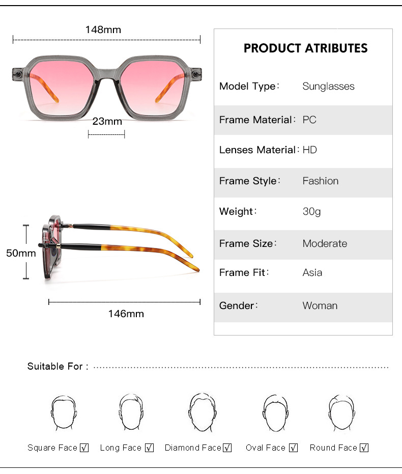 80g Weight Full Frame Glasses Structure Sunglasses Classification Ac Lens Material Square Glasses Style Daily Occasion Color Block Pattern Women'S Gender Patchwork Design Fashion Style Black Color Fashion Color Block Ac Square Patchwork Full Frame Optical Glasses 3