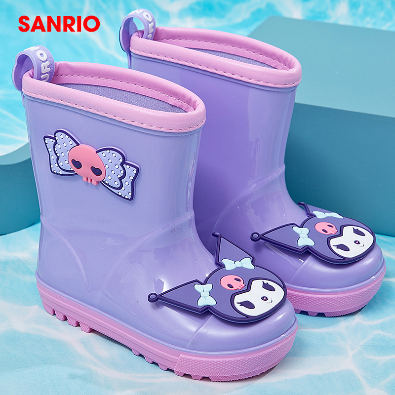 [Super Value Special Offer] Sanrio Children's Rain Boots Cute Cartoon Kindergarten Non-Slip Water Shoes Girls' Baby Rain Boots