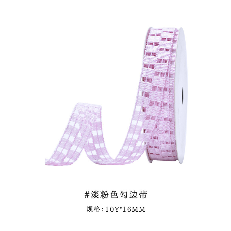 Yao Ming cinta flor embalaje regalo caja de regalo correa hecha a mano DIY accesorios de la joyería material hueco gancho cinta