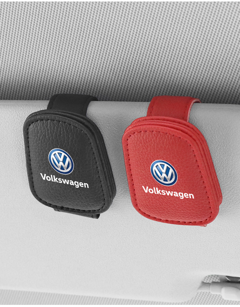 Suitable for Volkswagen Sagitar, Magotan, Lavida, Bora, Tiguan, Teramont, and Tayron Car Glasses Holder and Sunglasses Storage Box