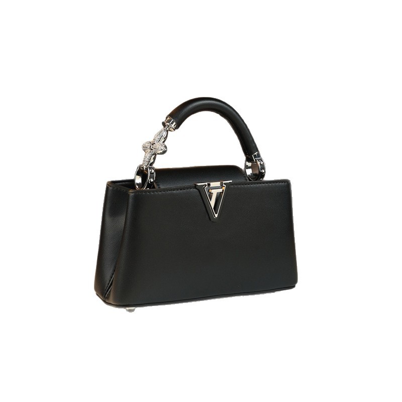 Bolso de mano de alta calidad 2024, nuevo exquisito bolso de cuero de moda simple bolso de mujer de cuero de estilo famoso bolso de hombro