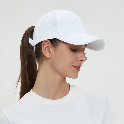 Outdoor baseball cap parent-child style  new women's children's hat sports visor hat European and American style ponytail hat