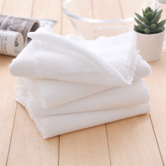 批發蛋糕房烘焙店用白毛巾吸水不掉毛易清洗奶茶店擦吧檯清潔速干