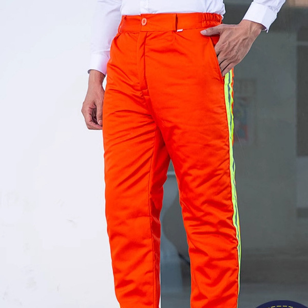 invierno grueso ropa de trabajo de higiene ambiental ropa de algodón verde jardín de higiene ambiental carretera rescate chaqueta de algodón calentamiento frío ropa de algodón