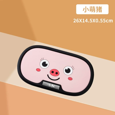 Car Mobile Phone Anti-Slip Mat Anti-Slip Mat Multi-Functional Mobile Phone Soft Rubber Anti-Slip Storage Mat Cartoon Cute Mat (Anti-slip mat) - little-cute-pig