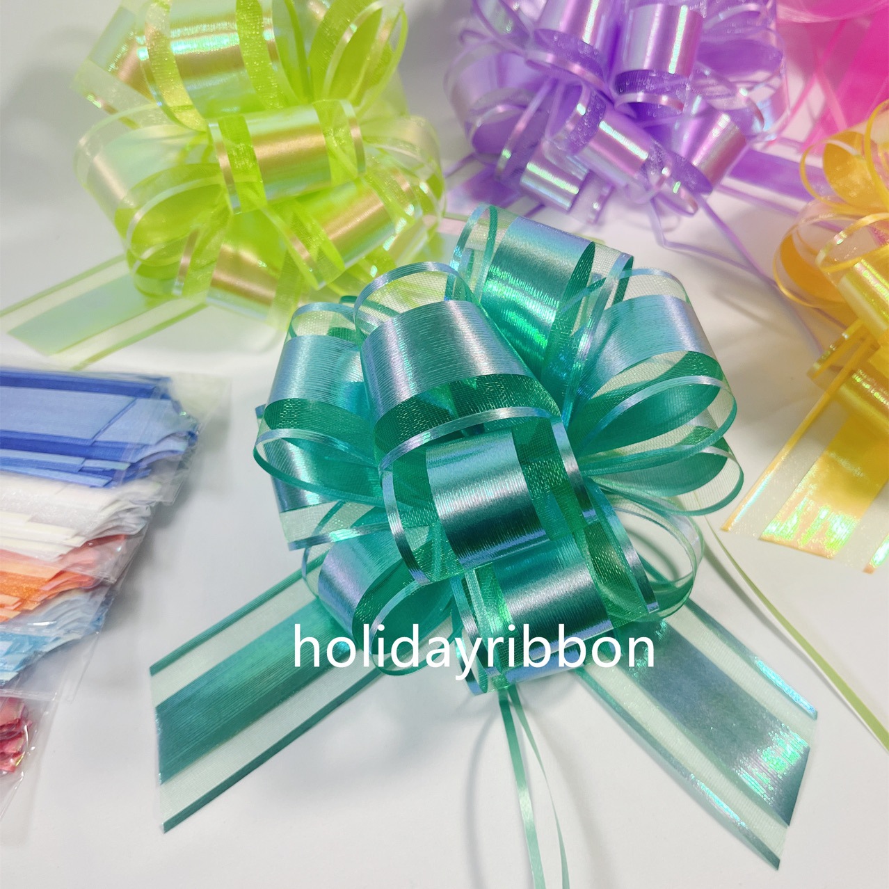 5cm de tela de nieve de color fantasía bola de flores de Navidad decoración de flores de boda un dibujo de forma de 8 secciones de flores de mano