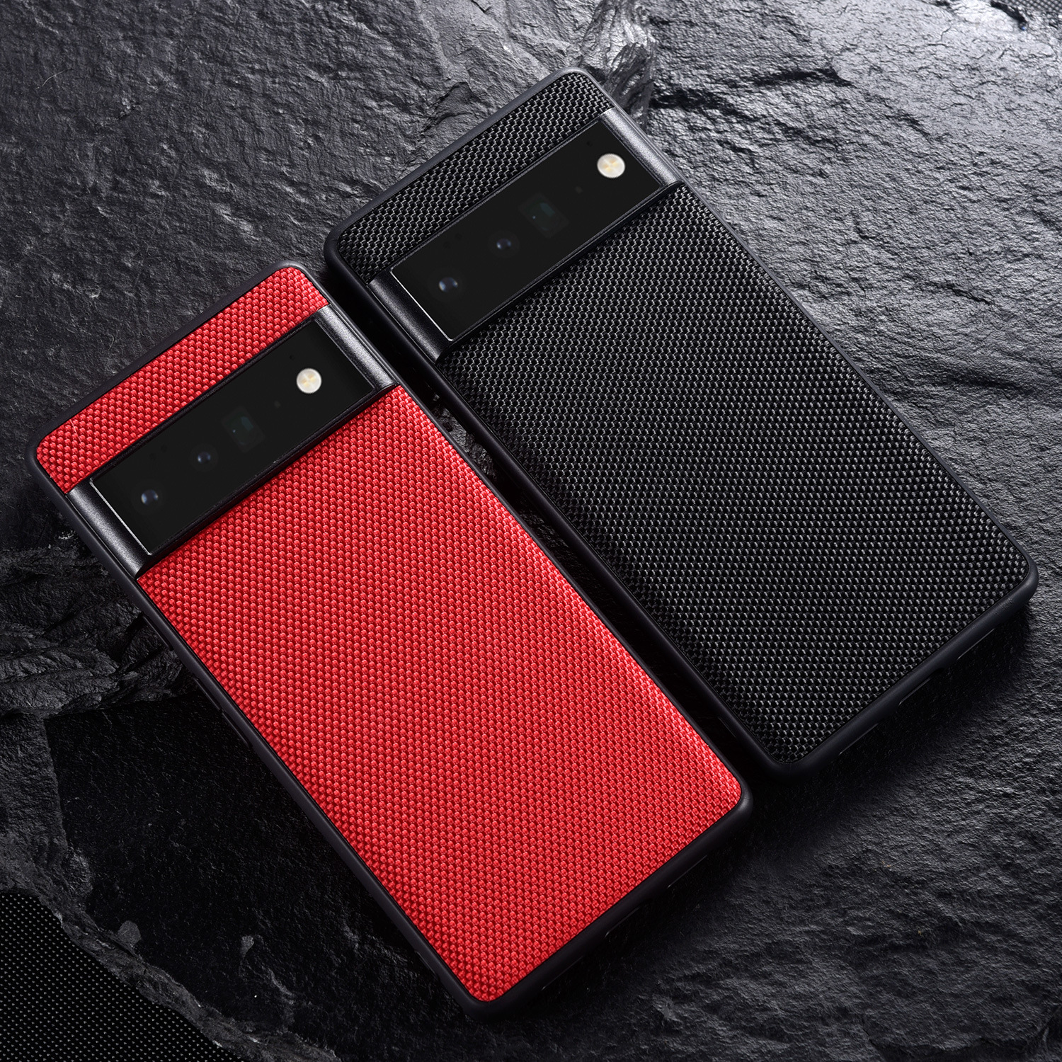 谷歌8手机壳编织尼龙pixel8Pro保护套pixel7简约纯色7A 6Pro 5A