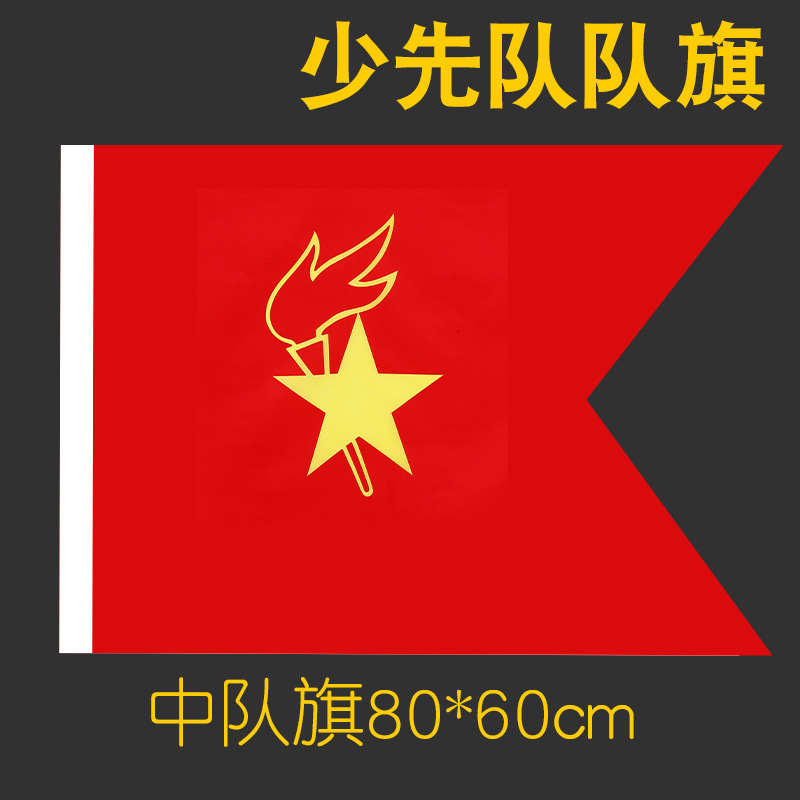 Youjian 少年先鋧旗 大隊旗 中隊旗 小隊旗 2号 3号 4号 大隊旗 春アッパー生地チーム|undefined