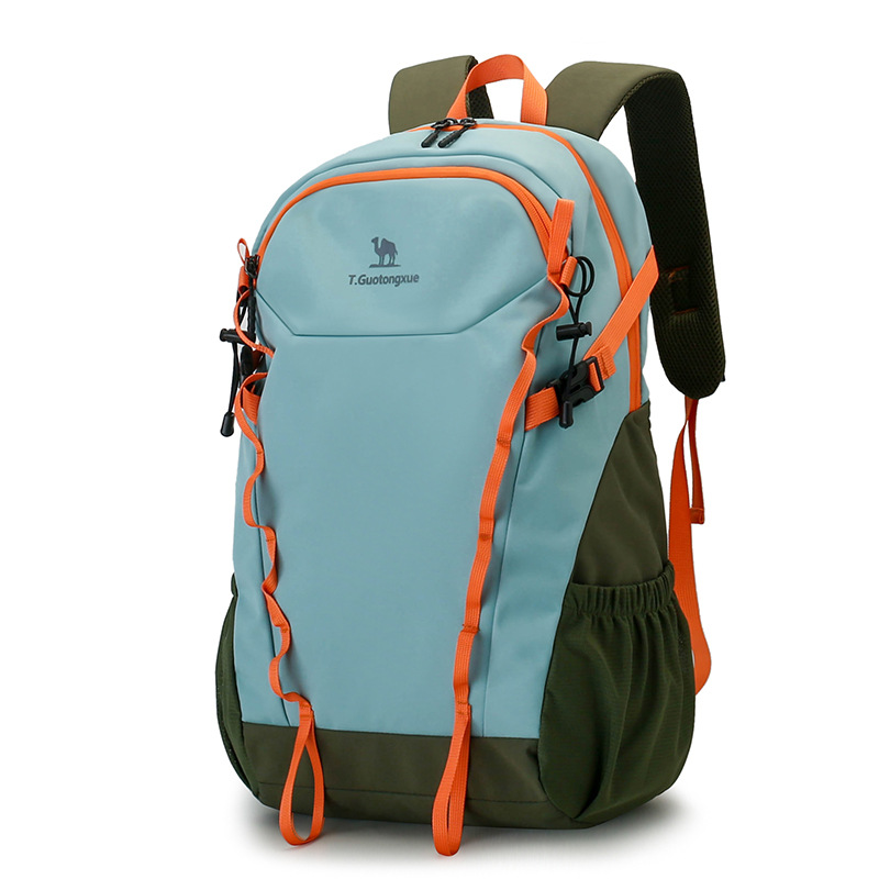 Camello con mochila de gran capacidad mochila de montaña al aire libre para estudiantes universitarios, mochila de ocio ligera