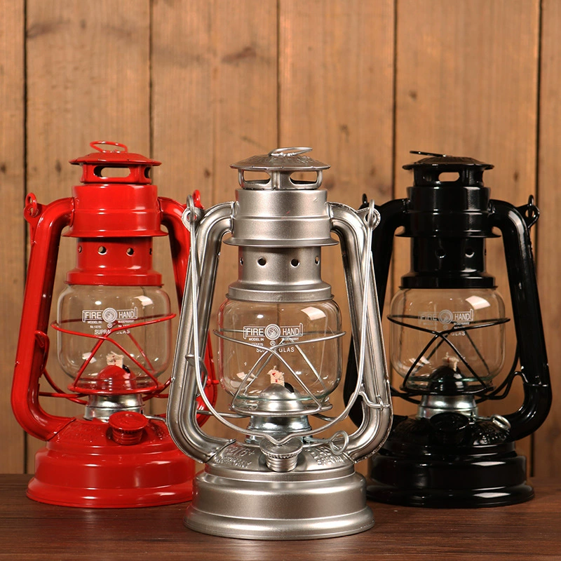 Оптовая продажа производитель ретро ностальгический керосиновый фонарь фонарь мачты лампа ручной фонарь на открытом воздухе фонарь фонарь декор многоцветный