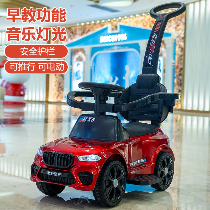 Carro eléctrico para niños, carro de carga y deslizamiento, carro de mano ligero, carro de patinaje infantil anti-rollback de 13 años