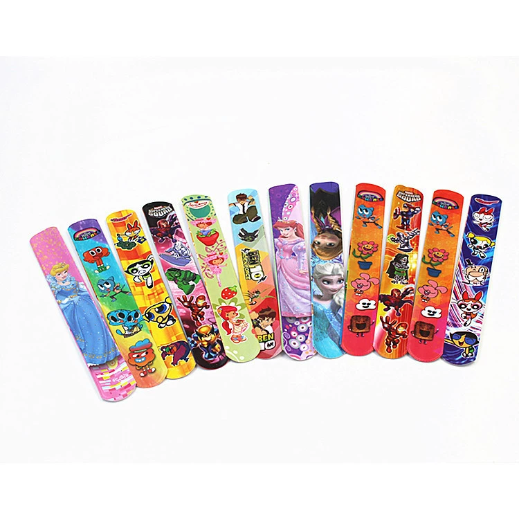 Cartoon retroreflective children's bracelet PVC, for import