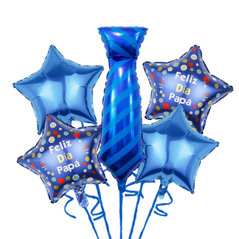 Vatertag Brief Aluminiumfolie Gruppe Luftballons display picture 6