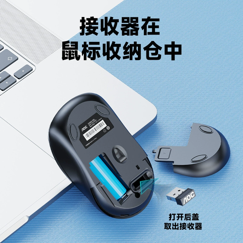 Современный компьютер AOC MS320, беспроводная мышь 2.4G для ноутбука, офис, бизнес, домашний всё-в-одном