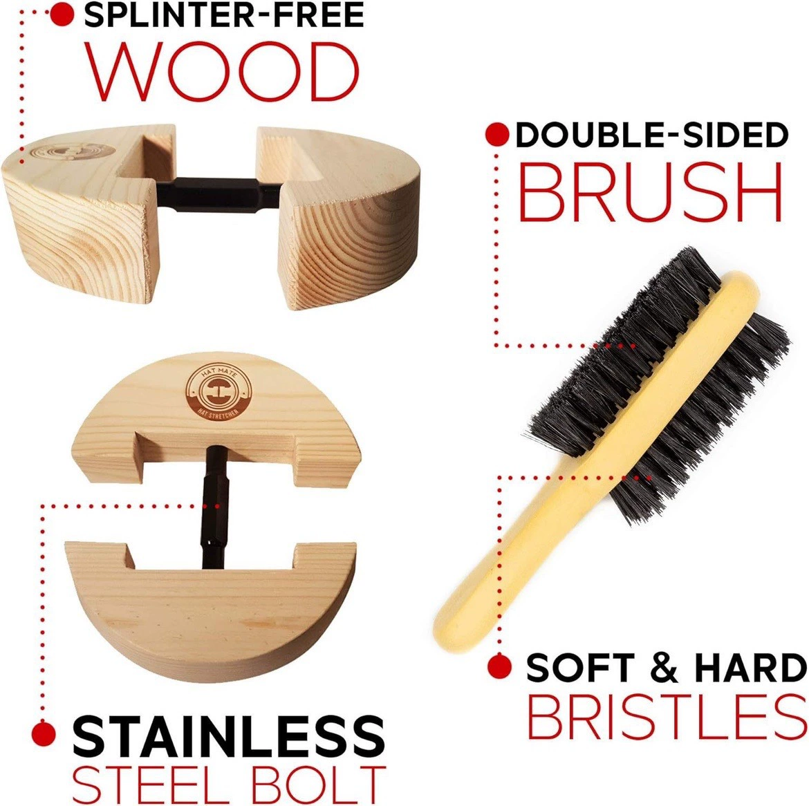 Кросс-бордерная деревянная выдвижная подставка для шляпы, регулируемая по высоте, для ковбойской шляпы из массива дерева