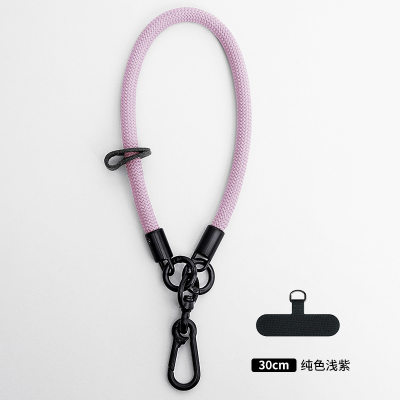 Cordón de teléfono móvil al por mayor crossbody ajustable avanzado Halter muñeca tejida Sling back clip caja del teléfono móvil correa de cordón