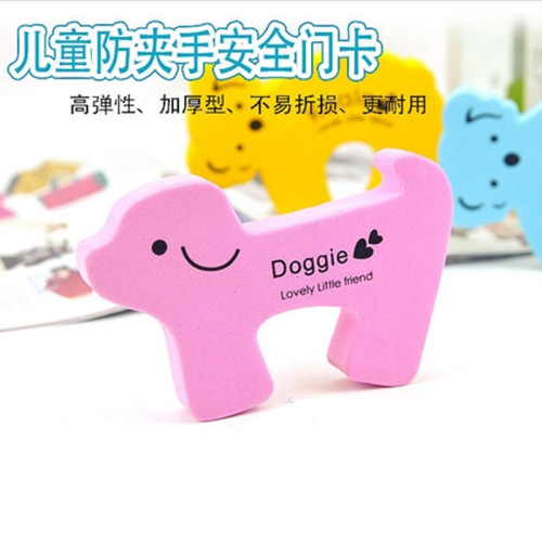 Cute Cartoon EVA Children's Anti-Entrapment Door Card Home Safety Door Barrier Protection Anti-Collision Multi-Color Cute Animal Style
