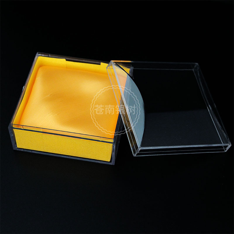 PS透明塑料盒PS透明盒亚克力徽章盒PS盒子燕窝包装盒手串收纳盒