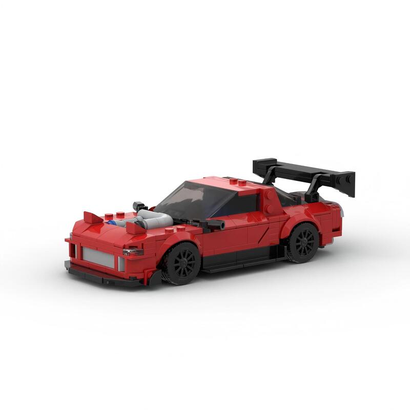 Cross-Border Popular Moc Building Blocks Mazda Rx7 Compatible with Lego Boys' Assembly Racing Car Model Wholesale