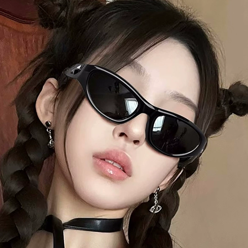 Солнцезащитные очки TikTok, трендовые очки с солнечной батареей, интернет-знаменитость, котовый глаз, 2 карат