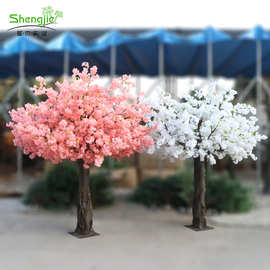 厂家仿真樱花树仿真双色樱花树假双色樱花树室外造景树婚庆造景树