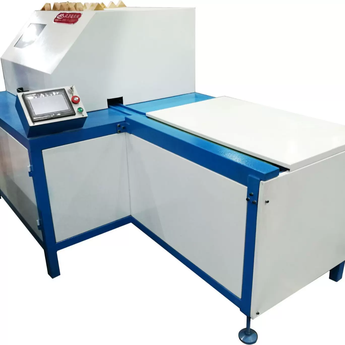 家具生产机械 三角木切割机 90度三角木方切断 切割木方剩余废料