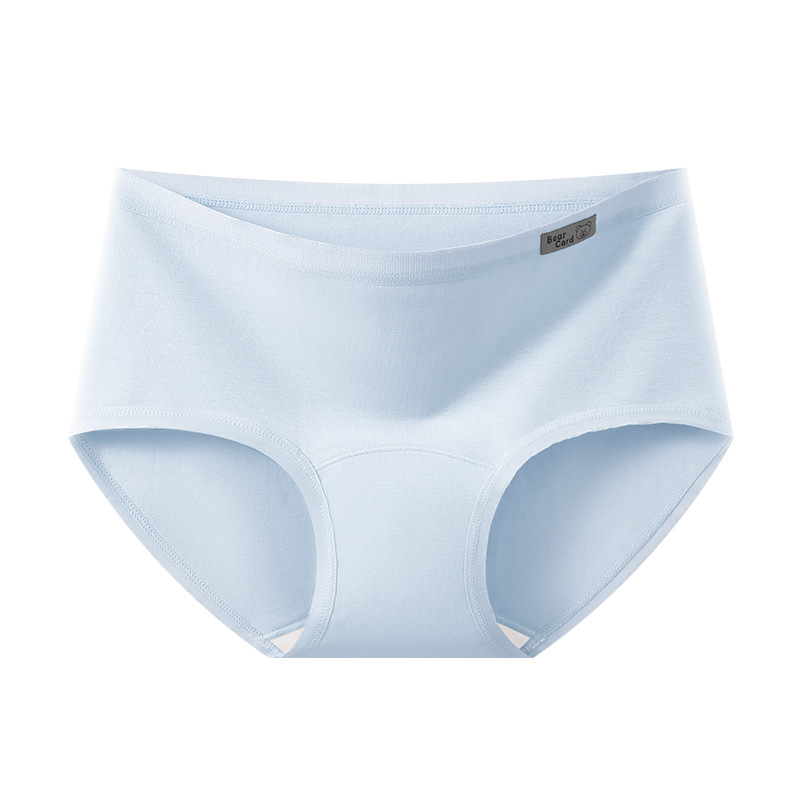 Bragas de algodón para bebés Clase A, entrepierna de algodón puro, entrepierna larga, sin costuras, transpirable y cómodo, deportes 10A, entrepierna antibacteriana, ropa interior de mujer