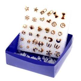 18对随机混款 迷你塑料胶棒小耳钉耳环饰品批发耳洞防堵 厂家批发