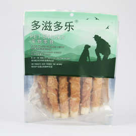 850g多滋多乐零食狗狗磨牙零食鸡切丝鸡胸肉牛肉粒风干肠切片鸡肉