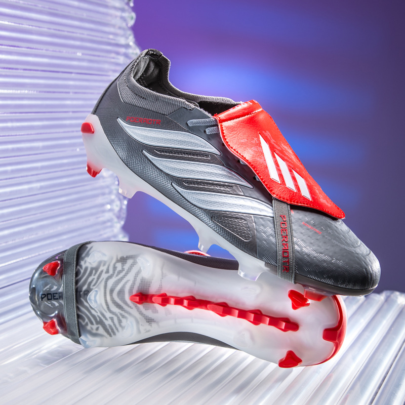 New Cross-Border Football Shoes for Adults, Ag Long Spikes, Unisex, Flip-Tongue Design, Student-Friendly, Suitable for Grass, Practical, Non-Slip Training Football Shoes